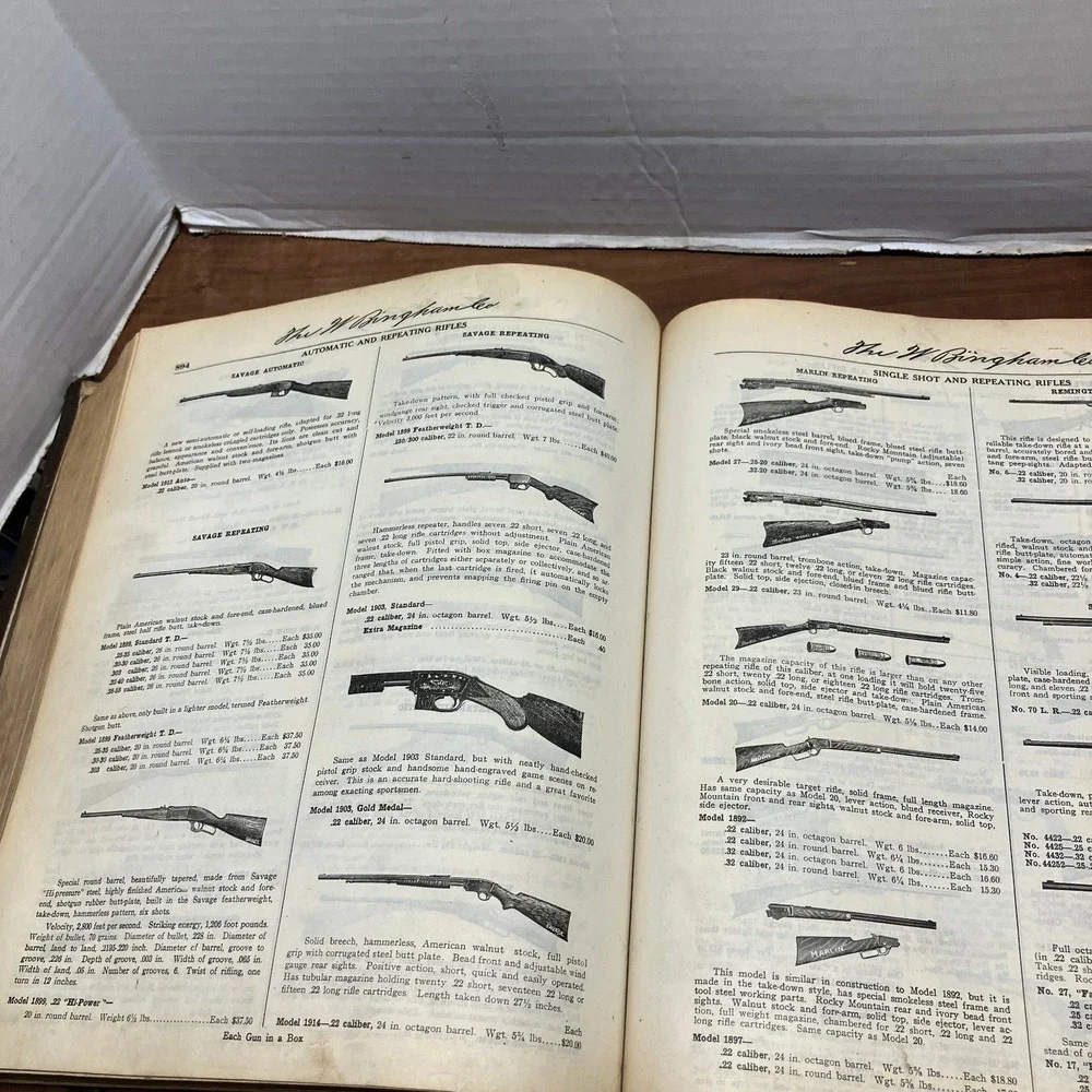 W. Bingham Co. General Catalog 1918 Hardware Tools Guns Fishing Sporting Goods